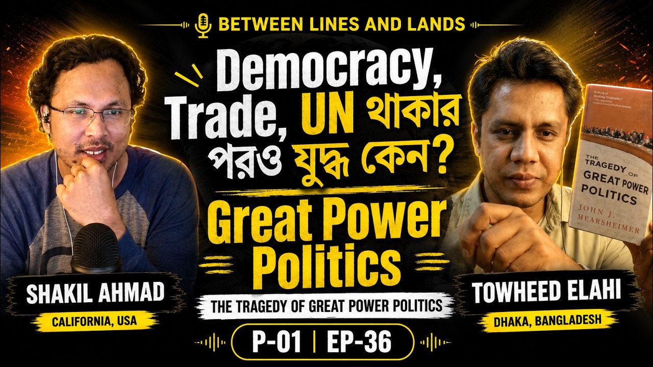 EP36: বিশ্ব রাজনীতি এত ভয়ংকর কেন? | The Tragedy of Great Power Politics | P01