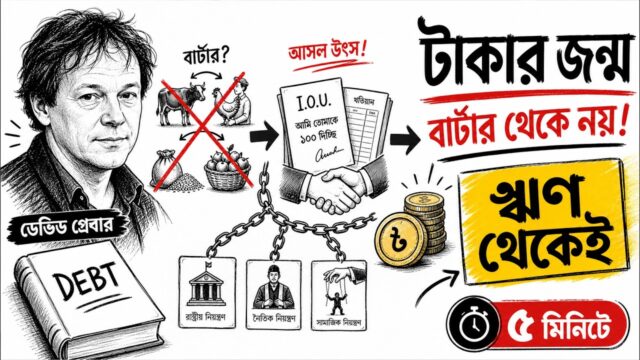Money কি আসলে Barter থেকে আসেনি? Debt থেকেই শুরু সবকিছু