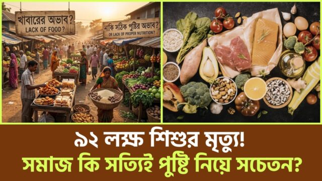 খাবারের অভাব নাকি সঠিক পুষ্টির অভাব? | Nutritional Food  | Podcast |